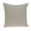 20" X 0.5" X 20" Transitional Beige Cotton Accent Pillow Cover