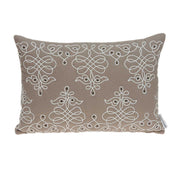20" X 0.5" X 14" Traditional Beige Pillow Cover