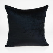 20" X 7" X 20" Transitional Black Solid Pillow Cover With Poly Insert