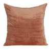 20" X 7" X 20" Transitional Orange Solid Pillow Cover With Poly Insert