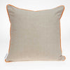 20" X 7" X 20" Transitional Multicolor Cotton Pillow Cover With Poly Insert