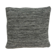 20" X 7" X 20" Transitional Gray Cotton Pillow Cover With Poly Insert