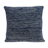 20" x 7" x 20" Decorative Transitional Blue Pillow Cover With Poly Insert