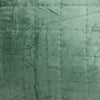 20" X 7" X 20" Transitional Green Solid Quilted Pillow Cover With Poly Insert