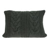 24" X 5" X 16" Transitional Gray Pillow Cover With Poly Insert