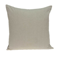 20" X 7" x 20" Elegant Transitional Beige Pillow Cover With Poly Insert