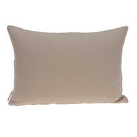 20" X 6" X 14" Traditional Tan Pillow Cover With Poly Insert