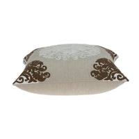 20" X 7" X 20" Traditional Beige Pillow Cover With Poly Insert
