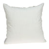 20" X 7" X 20" Bling Ivory Pillow Cover With Poly Insert