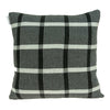 20" X 7" X 20" Transitional Gray Pillow Cover With Down Insert