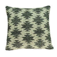 20" X 7" X 20" Southwest Tan Accent Pillow Cover With Down Insert