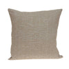 20" X 7" X 20" Elegant Tan Pillow Cover With Down Insert