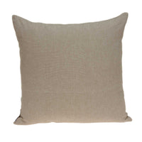 20" X 7" X 20" Traditional Tan Pillow Cover With Down Insert