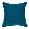 20" X 7" X 20" Handmade Blue And Green Pillow Cover With Down Insert