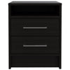 15.7" X 14.7" X 19.9" Espresso Particle Board Nightstand