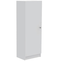 16.9" X 12.3" X 47.4" White Particle Board Pantry