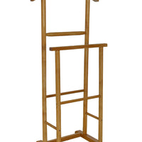 Antiqued Double  Men Suit Valet Stand with Suit Hanger