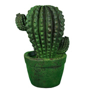 Potted Evergreen Distressed Saguaro MGO Cactus Decoration, Green