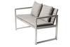 Outdoor Lounge Set In Gray- Taupe (Set of 4)