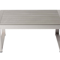 Anodized Aluminum Perfect Outdoor table, Gray