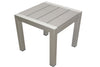 Outdoor Side Table, Gray