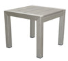 Outdoor Side Table, Gray