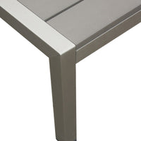 Outdoor Side Table, Gray
