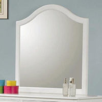Transitional Mirror, White