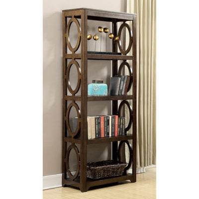 Bookcase With 4 Open Shelves, Brown