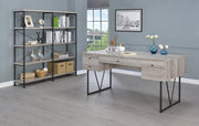 Writing Desk4 Drawer, Driftwood Gray