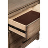 Capacious 6 Drawer Dresser In Mahogany Wood,  Brown