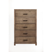 Wooden Chest with 5 Storage Drawers, Brown