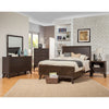 King Panel Bed In Rubberwood Brown