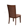 Upholstered Side Chairs In Wood Set Of 2 Brown