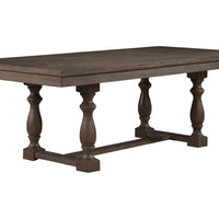 Dining Table In Wood Brown