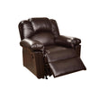 Bonded Leather Rocker-Recliner, Brown