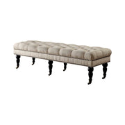 Contemporary Bench, Ivory Beige