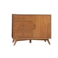 Mahogany Wood Accent Cabinet