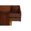 Mahogany Solids & Veneer Nightstand, Brown