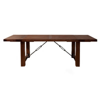 Dining Table With Dual Removable Leaves