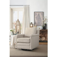 Chair With Cushioned Seat And Back In Cream
