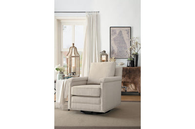 Chair With Cushioned Seat And Back In Cream