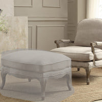 Wooden Accent Chair With Reversible Cushion Seat In Beige