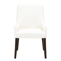 Leather Arm Chair in White