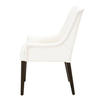 Leather Arm Chair in White