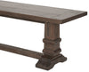 Wooden Large Dining Bench, Rustic Java Brown