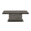 Coffee Table In Slate Gray and Espresso Brown