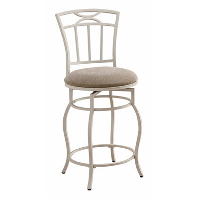 Counter Height Stool, Cream & White