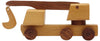 Handmade Wooden Kid's Toy Crane, Brown