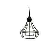 Cage Style Lampshade For Pendant Light Lamps, Black
